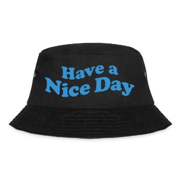 nice day - Bucket Hat - Schwarz - Vorne - Lela (165cm)