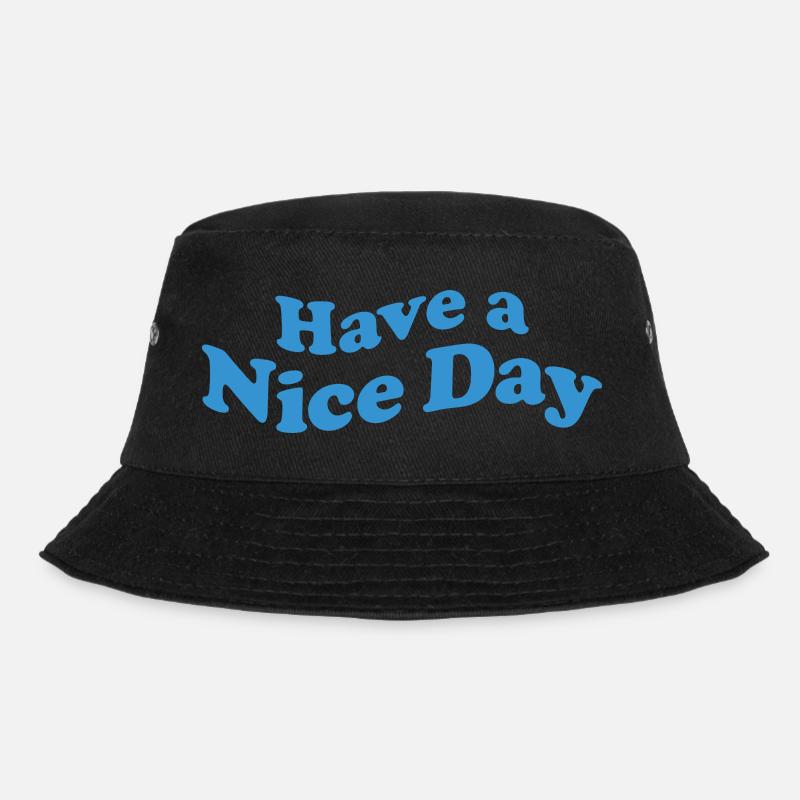 nice day - Bucket Hat - Schwarz