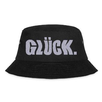 glück - Bucket Hat - Schwarz - Vorne - Lela (165cm)