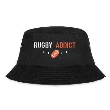 Rugby addict - Bucket Hat - black - Front - Lela (165cm)