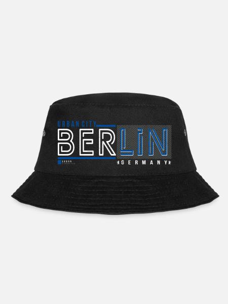 Berlin Urban City Style Fan Travel Streetwear - Bob - noir