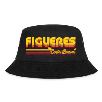 summery Figueres Costa Brava design - Bucket Hat - black - Front - Lela (165cm)