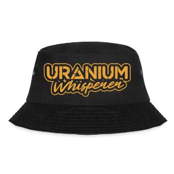 Uranium Whisperer | Nuclear energy - Bucket Hat - Schwarz - Vorne - Lela (165cm)