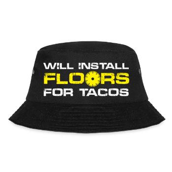 Will install floor for Tacos - Bucket Hat - black - Front - Lela (165cm)