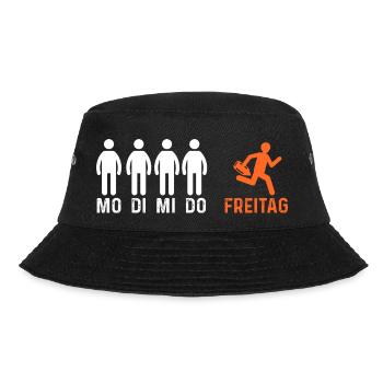 Rettungsschwimmer Bademeister - Bucket Hat - Schwarz - Vorne - Lela (165cm)