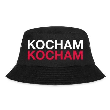 I LOVE POLAND Polska Polen Flagge - Bucket Hat - Schwarz - Vorne - Lela (165cm)