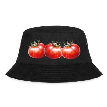Tomatoes 3 - Bucket Hat - black - Front - Lela (165cm)