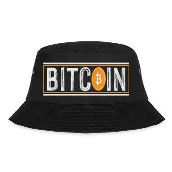 Bitcoin (Bitcoin) - Bucket Hat - Schwarz - Vorne - Lela (165cm)