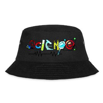 Science Science Scientist Physics Lab DNA - Bucket Hat - black - Front - Lela (165cm)