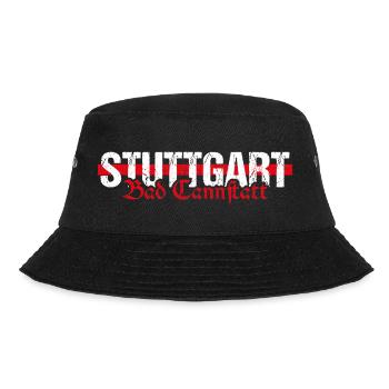 Stuttgart Bad Cannstatt altdeutsch - Bucket Hat - Schwarz - Vorne - Lela (165cm)