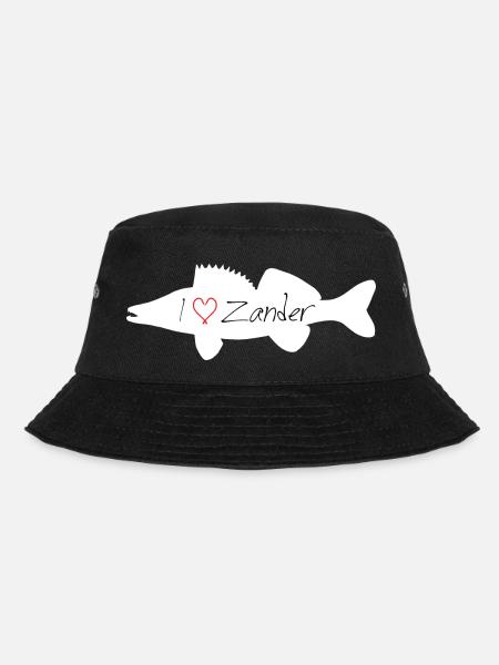 I Love Zander weiss - Bucket Hat - Schwarz