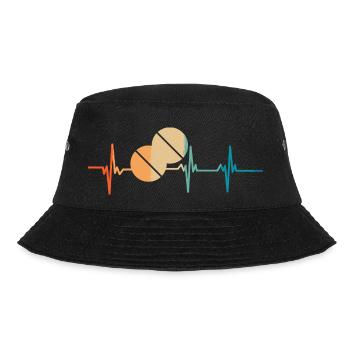 Herzschlag-Medikamente-Pille - Bucket Hat - Schwarz - Vorne - Lela (165cm)