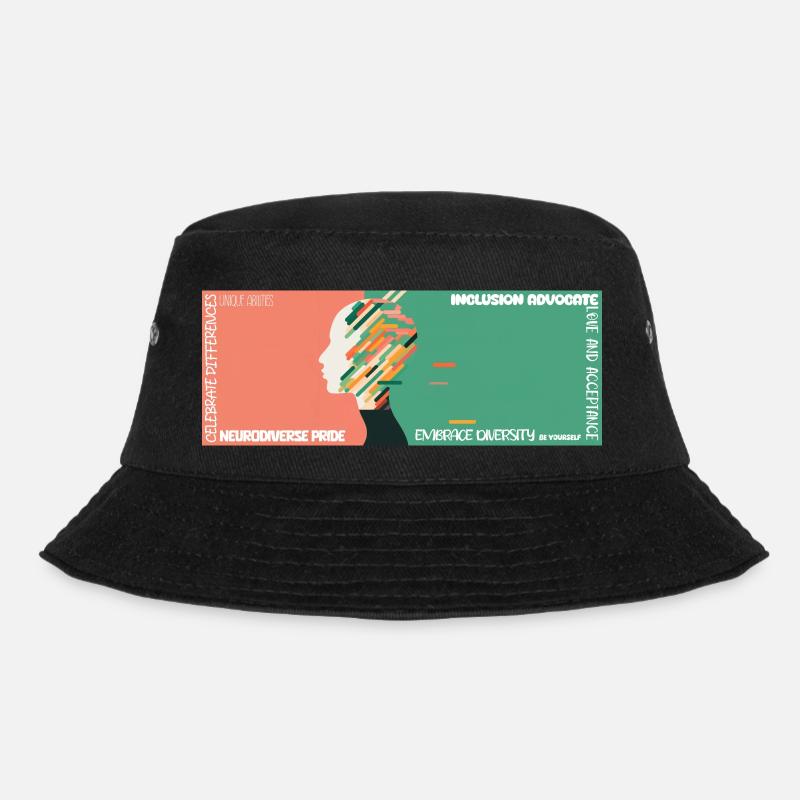 Neurodiverser Stolz. - Bucket Hat - Schwarz
