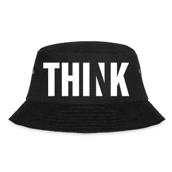Think - Bucket Hat - black - Front - Lela (165cm)