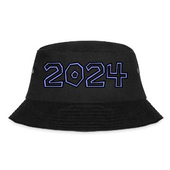 2024. FROHES NEUES JAHR. SILVESTER. NEUJAHR - Bucket Hat - Schwarz - Vorne - Lela (165cm)