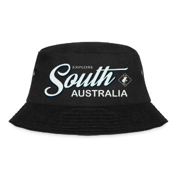 EXPLORE SOUTH AUSTRALIA - Bucket Hat - Schwarz - Vorne - Lela (165cm)