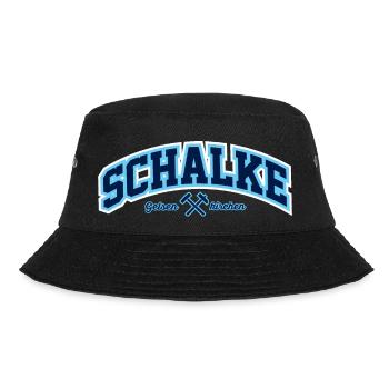 SCHALKE - Bucket Hat - Schwarz - Vorne - Lela (165cm)