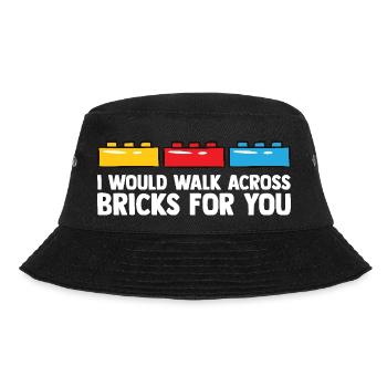 Brick Builder Brick Building Master Builder - Bucket Hat - black - Front - Lela (165cm)