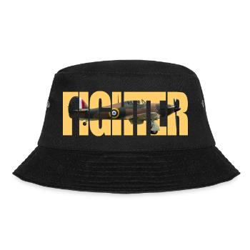 Fighter Hurricane - Bucket Hat - black - Front - Lela (165cm)