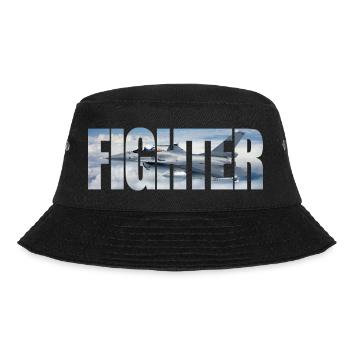 Fighter F-16 Fighting Falcon - Bucket Hat - Schwarz - Vorne - Lela (165cm)