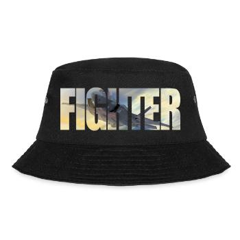 Fighter F-35 Lightning II - Bucket Hat - Schwarz - Vorne - Lela (165cm)
