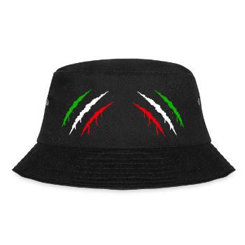 krallen italien 2 - Bucket Hat - Schwarz - Vorne - Lela (165cm)