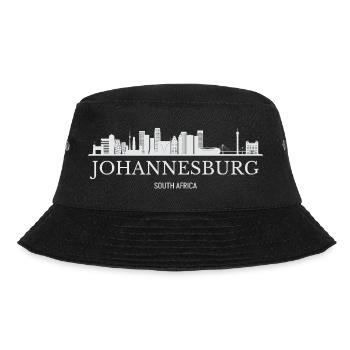 Johannesburg Skyline, Südafrika - Bucket Hat - Schwarz - Vorne - Lela (165cm)