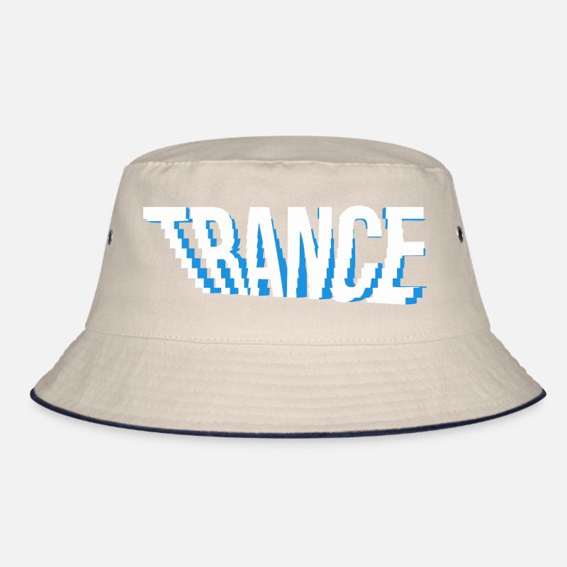 trance music logo design. Bucket Hat