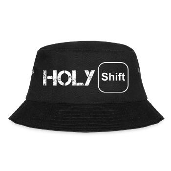 Holy shift - Bucket Hat - Schwarz - Vorne - Lela (165cm)