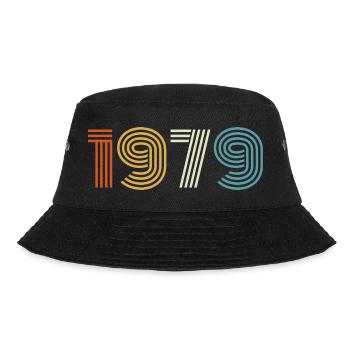 1979 Gift 1979 Vintage 1979 - Bucket Hat - black - Front - Lela (165cm)