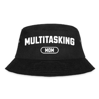 Multitasking-Mama - Bucket Hat - Schwarz - Vorne - Lela (165cm)