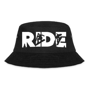 Ride Snowboarding Snowboard Snowboarder - Bucket Hat - black - Front - Lela (165cm)