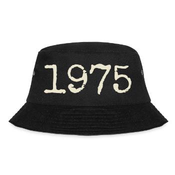 Geburtstagsgeschenk 1975 – Großartig seit 1975 - Bucket Hat - Schwarz - Vorne - Lela (165cm)
