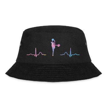 Cheerleader Cheer Mom Cheerleading - Bucket Hat - black - Front - Lela (165cm)