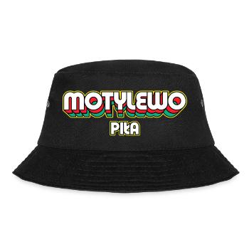 Schmetterlings-Piła. Name des Retro-Bezirks - Bucket Hat - Schwarz - Vorne - Lela (165cm)