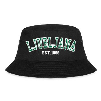 Ljubljana Est. 1996 - Bucket Hat - black - Front - Lela (165cm)
