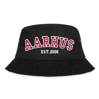 Aarhus Gründung 2006 - Bucket Hat - Schwarz - Vorne - Lela (165cm)