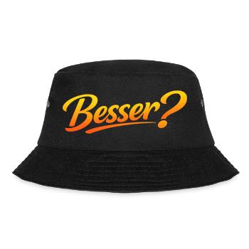 Besser? - Bucket Hat - Schwarz - Vorne - Lela (165cm)