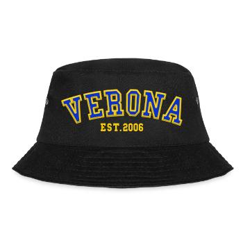 Verona Est. 2006 - Bucket Hat - black - Front - Lela (165cm)