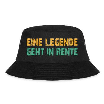 Ruhestand Legende - Bucket Hat - Schwarz - Vorne - Lela (165cm)