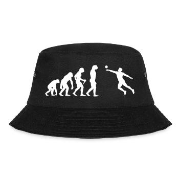 Gift idea for a fistball fan with team game - Bucket Hat - black - Front - Lela (165cm)