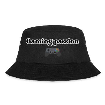 Gaming Passion - Bucket Hat - Schwarz - Vorne - Lela (165cm)