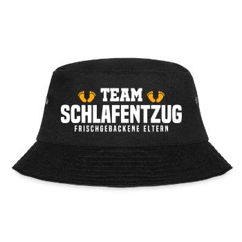 Team Schlafentzug - Frischgebackene Eltern - Bucket Hat - Schwarz - Vorne