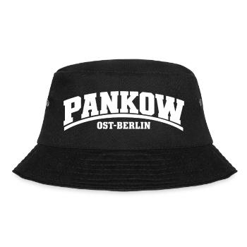 Pankow - Ost-Berlin - Bezirk - Deutschland - Bucket Hat - Schwarz - Vorne