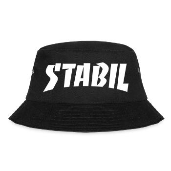 STABIL - SKATE - Bucket Hat - Schwarz - Vorne