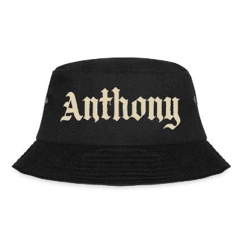 Anthony - Bucket Hat - Schwarz - Vorne