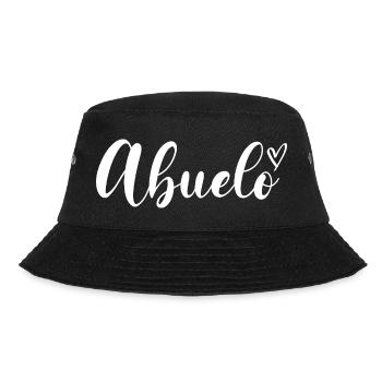 Grandfather Grandpa Spain Mexico Abuelo - Bucket Hat - Schwarz - Vorne