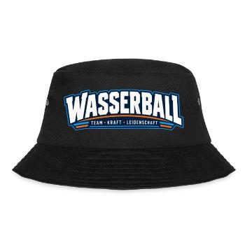 Wasserball Teamkraft Leidenschaft - Bucket Hat - Schwarz - Vorne
