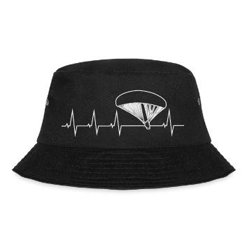 Paragliding - heartbeat - Bucket Hat - black - Front - Lela (165cm)