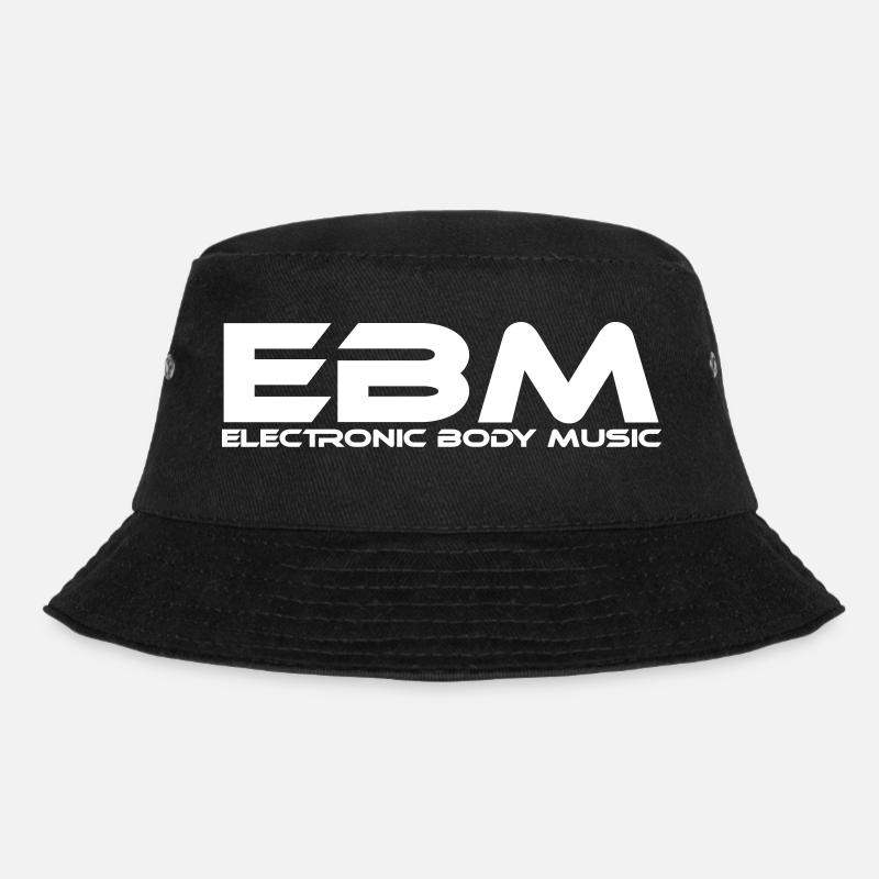 EBM Electronic Body Music - Bucket Hat - Schwarz